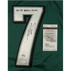 Michael Vick Signed Eagles Jersey: Inscribed "NFL QB Rushing Record" #6/10 (JSA COA)