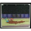 Image 1 : Pink Panther Original Animation Production Cel with Background (PA LOA)