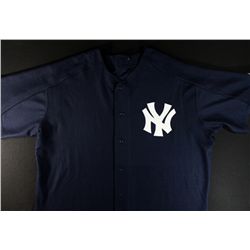 David Wells Game-Used Yankees Batting Practice Jersey (Steiner LOA)
