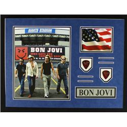 Bon Jovi Custom Matted 16x12 Display Piece