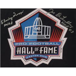 Lot of (2) Charley Trippi & Joe DeLamielleure Signed NFL HOF 8x10 Photos (PA LOA)
