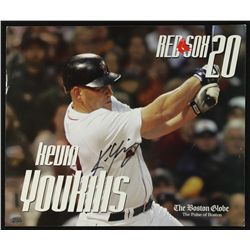 Kevin Youkilis Signed Red Sox 10x12 Photo (PAAS COA)