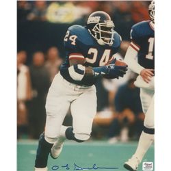 Ottis Anderson Signed Giants 8x10 Photo (AR COA)