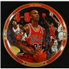Image 1 : Michael Jordan Limited Edition 8" UDA Bradford Exchange Commemorative Plate: "The Sweep"