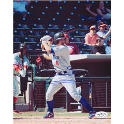 Darwin Barney Signed Cubs 8x10 Photo: Rare Original AFL Photo (JSA)