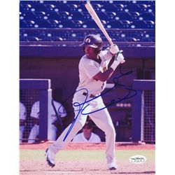 Jemile Weeks Signed Athletics 8x10 Photo: Rare Original AFL Photo (JSA)