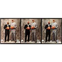 Lot of 3 Signed Raymond Felton & Sean May Charlotte 8x10 Photos (GA COA)