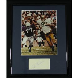 Ted Hendricks Signed Custom Framed 11x14 Display (PA LOA)
