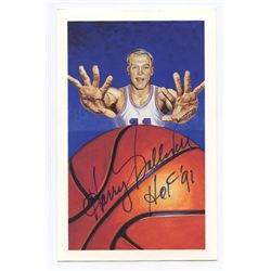 Harry Gallatin Signed Basketball Hall of Fame Postcard: Inscribed "HOF 91" (GA)