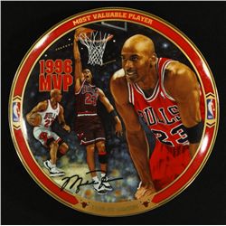 Michael Jordan Limited Edition 8" UDA Bradford Exchange Commemorative Plate: "Most Valuable Player"
