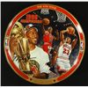 Image 1 : Michael Jordan Limited Edition 8" UDA Bradford Exchange Commemorative Plate: "The 4th Title"