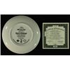 Image 2 : Michael Jordan Limited Edition 8" UDA Bradford Exchange Commemorative Plate: "NBA Season High"
