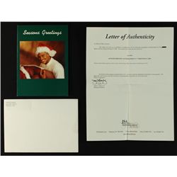 Antonio Freeman Signed 5x7 Packers Christmas Card (JSA LOA)