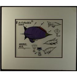 1973 Hanna-Barbera Original Hand-Painted Animation Model Sheet Cel (PA LOA)