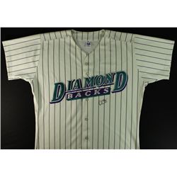 Curt Schilling Signed Diamondbacks Jersey (GA COA)