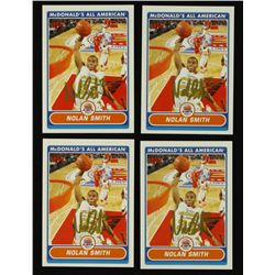 Lot of 4 Nolan Smith Signed Topps McDonald's All American Basketball Cards (PA LOA)