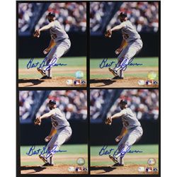 Lot of (4) Bert Blyleven Signed Twins 8x10 Photos (GA COA)