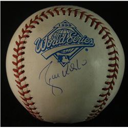 Ryan Klesko Signed 1995 World Series Baseball (AR COA)