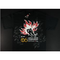 2006 IIHF World Junior Championships Hockey Signed Shirt With (34) Signatures (PA LOA)