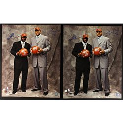 Lot of (2) Raymond Felton & Sean May Signed 16x20 Photos (GA COA)