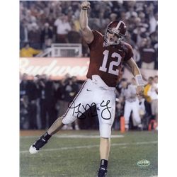 Greg McElroy Signed Alabama 8x10 Photo (McElroy GTSM Hologram)