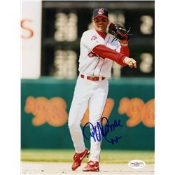 Roberto Alomar Signed Indians 8x10 Photo (JSA COA)