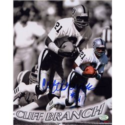 Cliff Branch Signed Raiders 8x10 Photo (SOP COA)