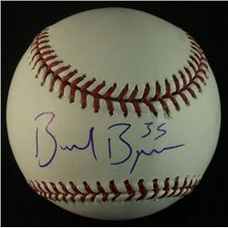 Brad Bergesen Signed OML Baseball (GA COA)