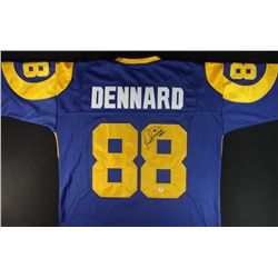 Preston Dennard Signed Rams Jersey (GA COA)