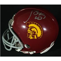 John David Booty Signed USC Mini Helmet (AR COA)
