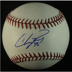 Chris Ray Signed OML Baseball (GA COA)