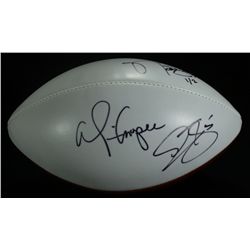 Football Signed by (4) Including Donovan McNabb & Matt Leinart (AR COA)