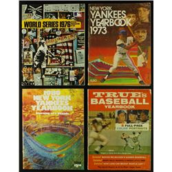 Lot of (3) Vintage Yankees Baseball Yearbooks & Programs