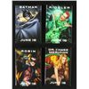 Image 1 : Lot of (4) Batman Forever Movie Buttons: Batman, Robin, Riddler & Dr. Chase Meridan
