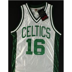 Satch Sanders Signed Celtics Jersey (PSA COA)