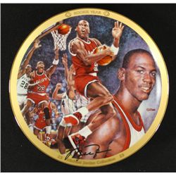 Michael Jordan Limited Edition 8" UDA Bradford Exchange Commemorative Plate: "Rookie Year"
