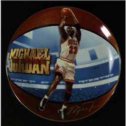 Michael Jordan Limited Edition 8" UDA Bradford Exchange Commemorative Plate: "10th Scoring Title"