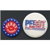 Image 1 : Lot of (2) Ross Perot 1992 Campaign Buttons