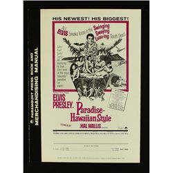 Elvis Presley Vintage 1965 "Paradise, Hawaiian Style" Paramount Merchandising Manual & Press Book
