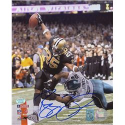 Reggie Bush Signed Saints 8x10 Photo (SOP COA)