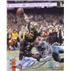 Image 1 : Reggie Bush Signed Saints 8x10 Photo (SOP COA)