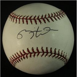 Rickie Weeks Signed OML Baseball (GA COA)