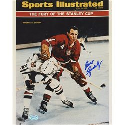 Bill Gadsby Signed Red Wings 8x10 Photo (SOP COA)