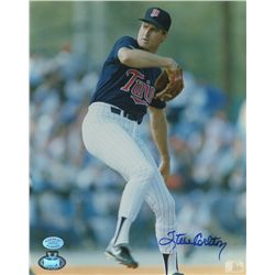 Steve Carlton Signed Twins 8x10 Photo (SOP COA)