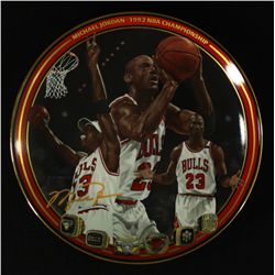 Michael Jordan Limited Edition 8" UDA Bradford Exchange Commemorative Plate: "1992 Champions"