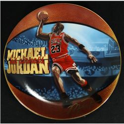 Michael Jordan Limited Edition 8" UDA Bradford Exchange Commemorative Plate: "6x Champion"