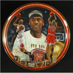 Michael Jordan Limited Edition 8" UDA Bradford Exchange Commemorative Plate: "1998 Championship"