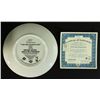 Image 2 : Michael Jordan Limited Edition 8" UDA Bradford Exchange Commemorative Plate: "1998 Championship"