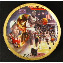 Michael Jordan Limited Edition 8" UDA Bradford Exchange Commemorative Plate: "1991 Championship"