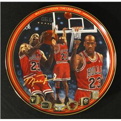 Michael Jordan Limited Edition 8" UDA Bradford Exchange Commemorative Plate: "The Last Shot"